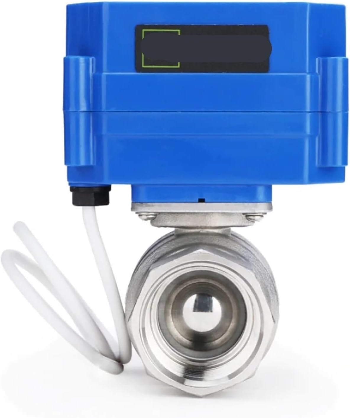 1PCS 3/4" Stainless Steel Ball Valve 9-24 V AC/DC, 2-Wire Automatic Return to Normally Closed(G_Other_CR04)