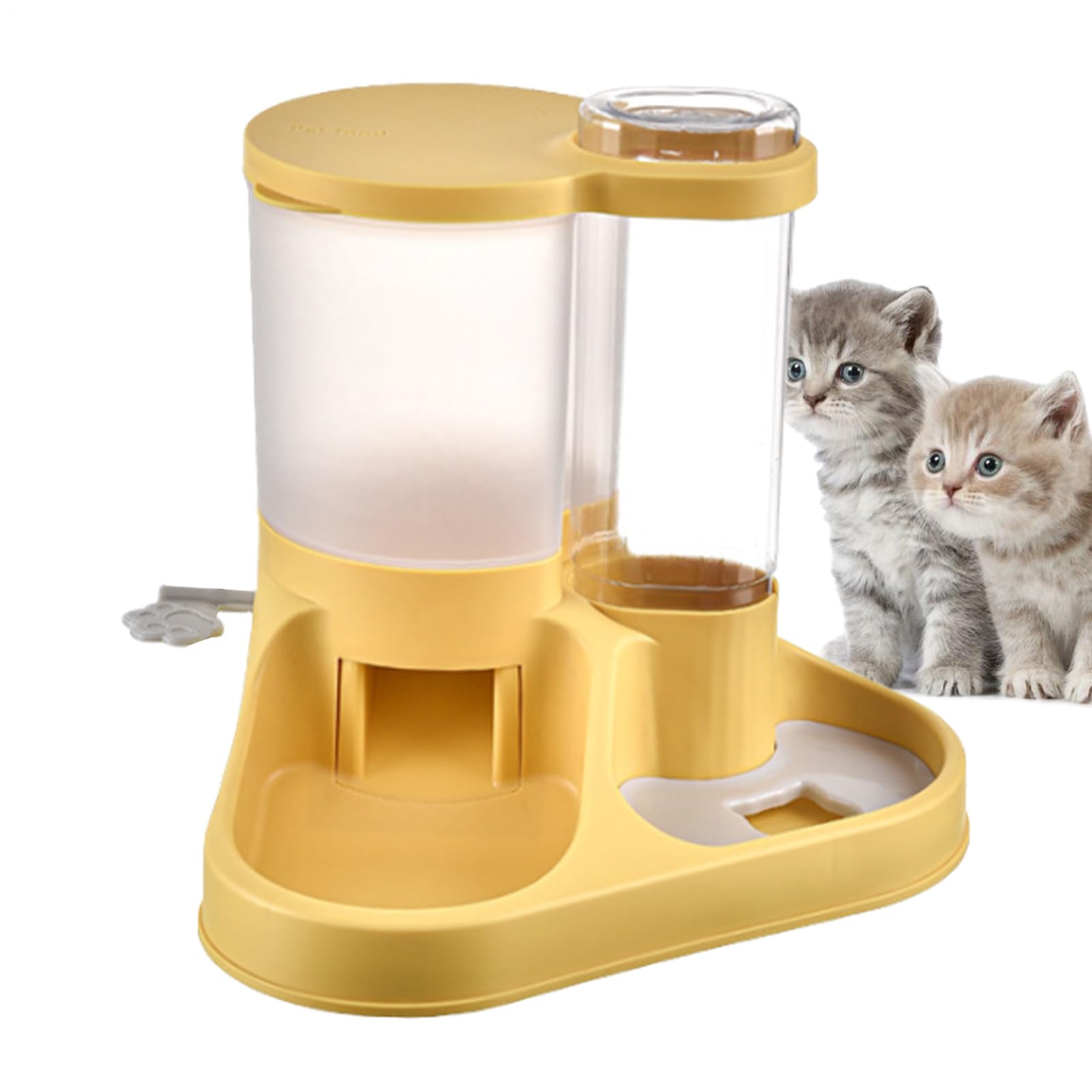 Mangeoire chat automatique avec bac rechargeable et bol amovible pour animaux