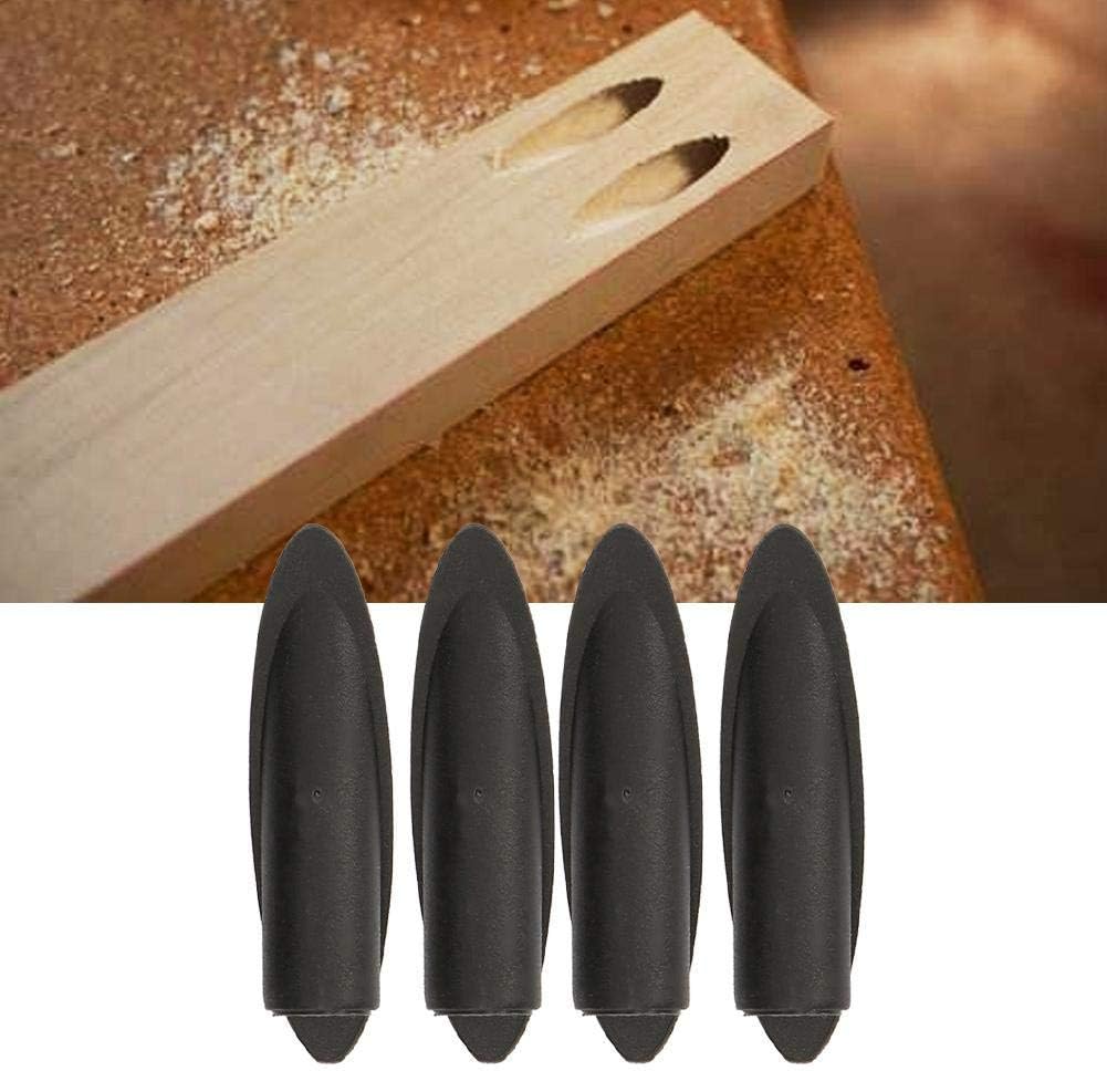 100pcs Oblique Hole Opener, 9.5mm Plastic Pocket Hole Plug, Wood Plugs Covers Slant Hole Caps for Pocket Hole Jig, Wood Working Tool Accessories(black)