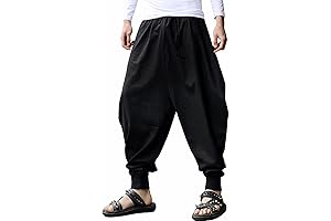 Afro Samurai Anime Harem Pants for Men