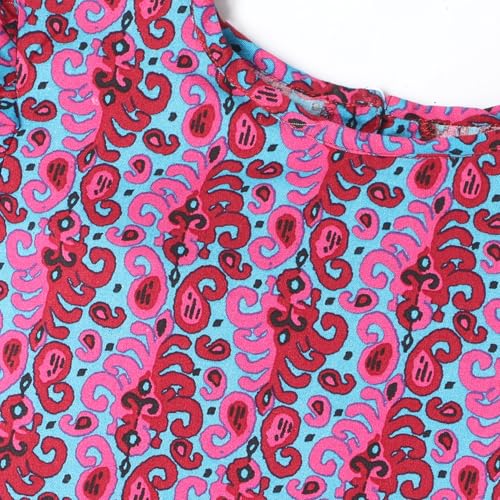 Image of Girls Premium Cotton Printed T-Shirt & Shorts Set | Summer Wear Comfortable Loungewear Clothing Set | Girls Co-Ord Set | Casual Half Sleeve Printed Top & Bottom Set