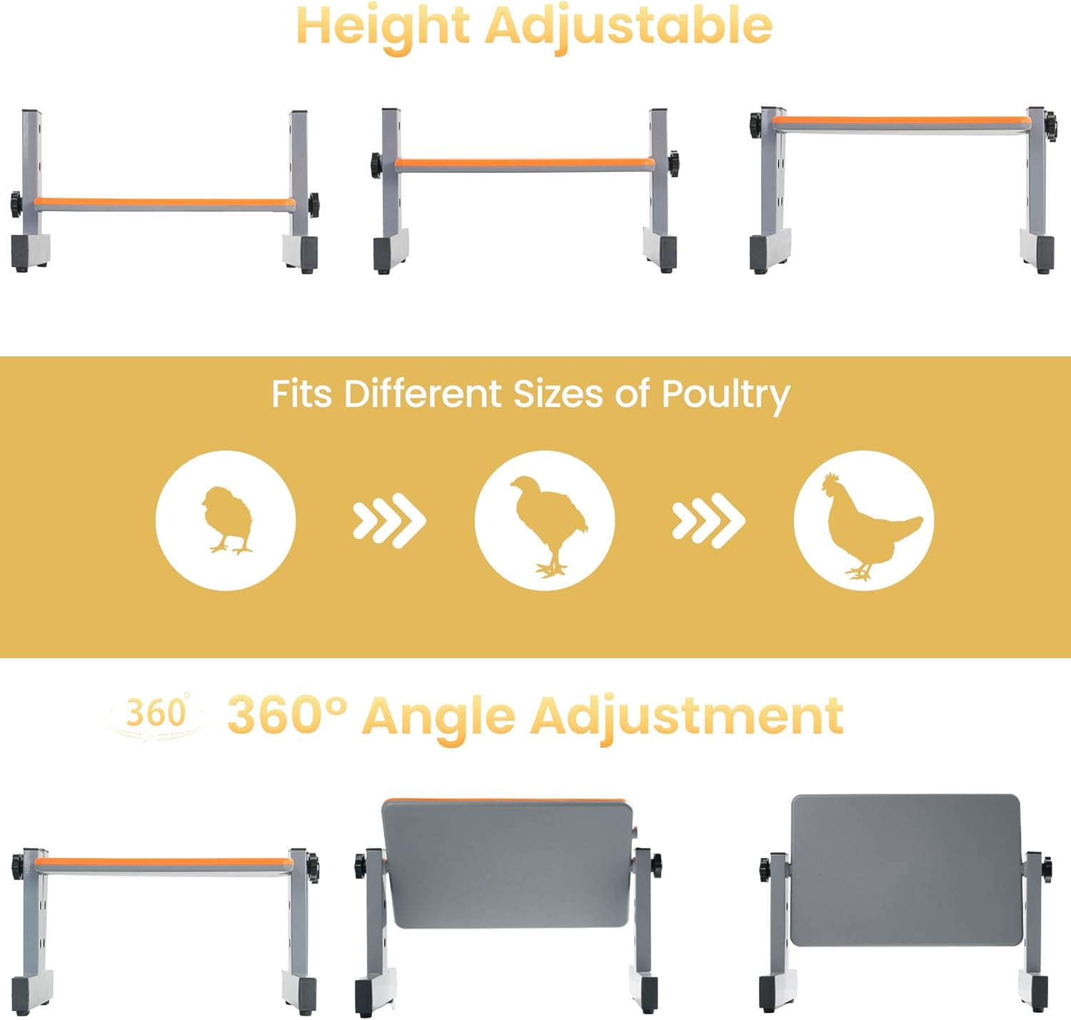 Smart Chick Brooder Heater with Digital Temp & Timer, Adjustable Height & Angle, Radiant Chicken Coop Heater for Winter, Rapid-Heating Plate for Ducklings, Quail, 35W, 13"x8" for 15 Chicks