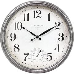 Maison in/Outdoor Clock with Thermometer, 2 in One Weather Station (Weather Thermometer/Wall Maison in/Outdoor Clock with Thermometer, 2 in One Weather Station (Weather Thermometer/Wall review
