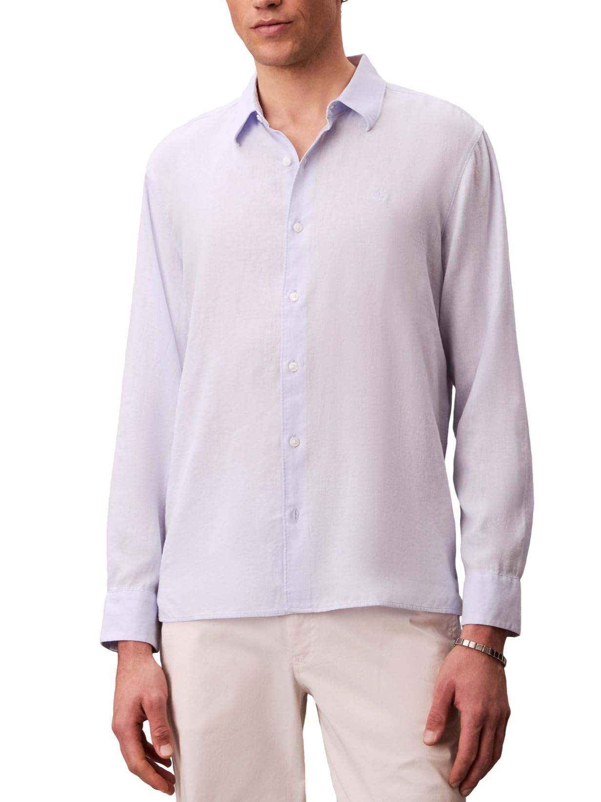 Men's Long Sleeve Linen Classic Shirt