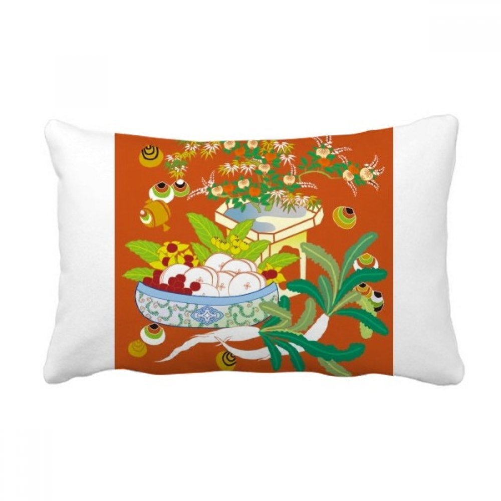 Coussin haut de gamme peinture colorée motif feuille avec insert de qualité 40x60