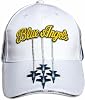 Blue Angels Gorra Bordada con Diamante Solo en Blanco, Azul Real y Dorado 1
