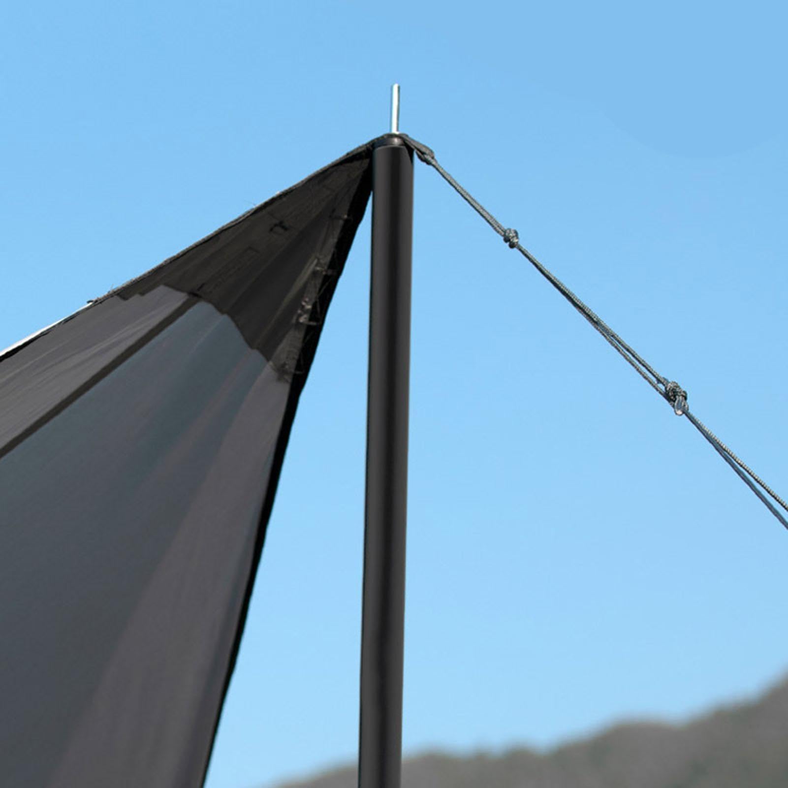 Poteaux De Tente Telescopique Camping, Arceaux De Tente De Camping en Acier, Bâtons Télescopiques Ajustables, Tige Barre Mâts De Tentes pour Bâche, Auvent, Porche, Voiles De Soleil