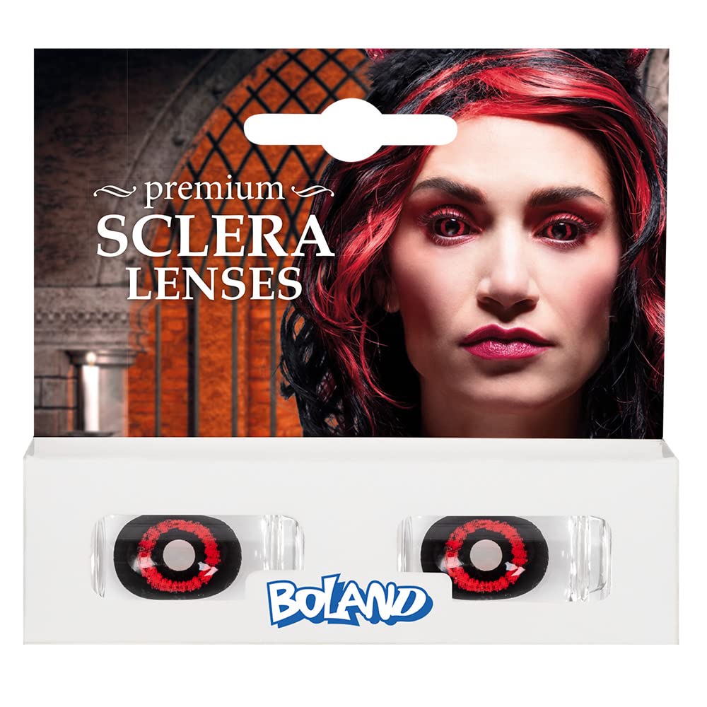 Boland - Lentes de Contacto de Color para 6 Meses, 2 Unidades | Lentes mensuales sin graduación para Carnaval, fiestas temáticas y Halloween