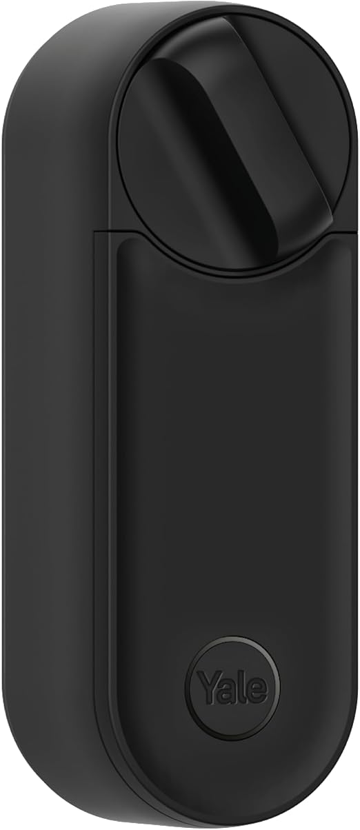 Yale - Linus Smart Lock L2 - Czarny matowy - 05/103210/MB - Dostęp bez klucza - Instalacja DIY - Zdalne ryglowanie/odryglowywanie - Kody wirtualne - Alerty w czasie rzeczywistym - Aplikacja Yale Home