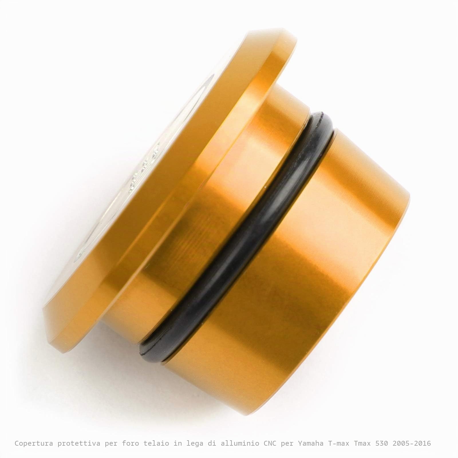 Bruce & Shark Coperchio Tappo Tappo Foro Telaio Oro CNC Adatto per Yamaha per Tmax TMax 530 2005-2016