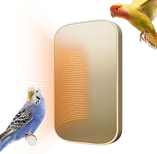 鳥かご用鳥ヒーター,温度調節機能付きオウムヒーター - ヤケド防止保温ペット用品 ハムスター ウサギ インコ フクロモモンガ カナリア オウム セキセイインコ オカメインコ ヨウム用