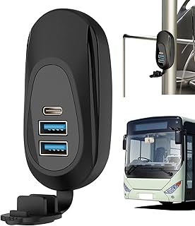 USB コンセント 12V、USB 充電ポート | 36W RV USB ポート USB コンセント - USBコンセントアダプター交換用、車用USBソケット充電器、RV、バス、マリン、オートバイ、マリンボート、ATV用