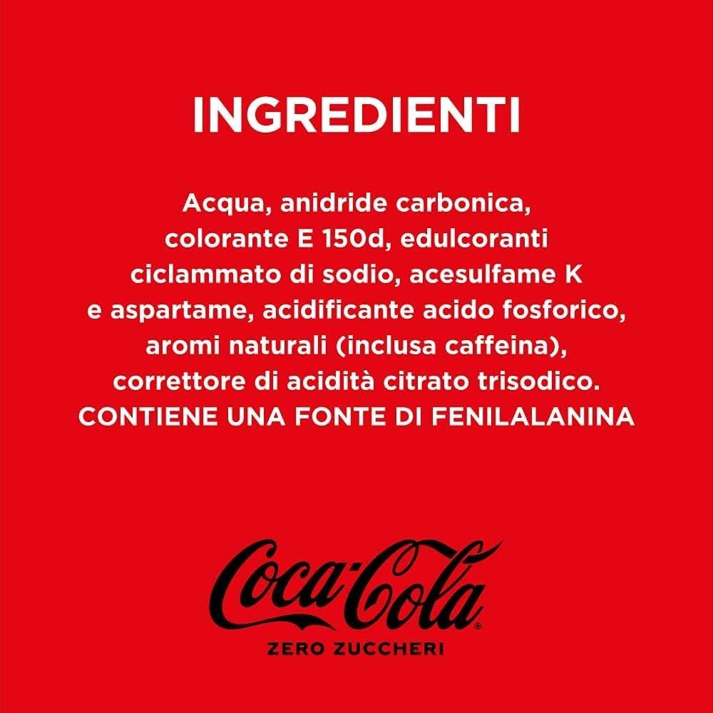 Italian Gourmet Cola Zero Zucker 72 x 330 ml Dosen koffeinhaltiges Erfrischungsgetränk ohne Zucker kalorienarm Vorratspack Großhandel Haushalt & Büro + Italian Gourmet Polpa