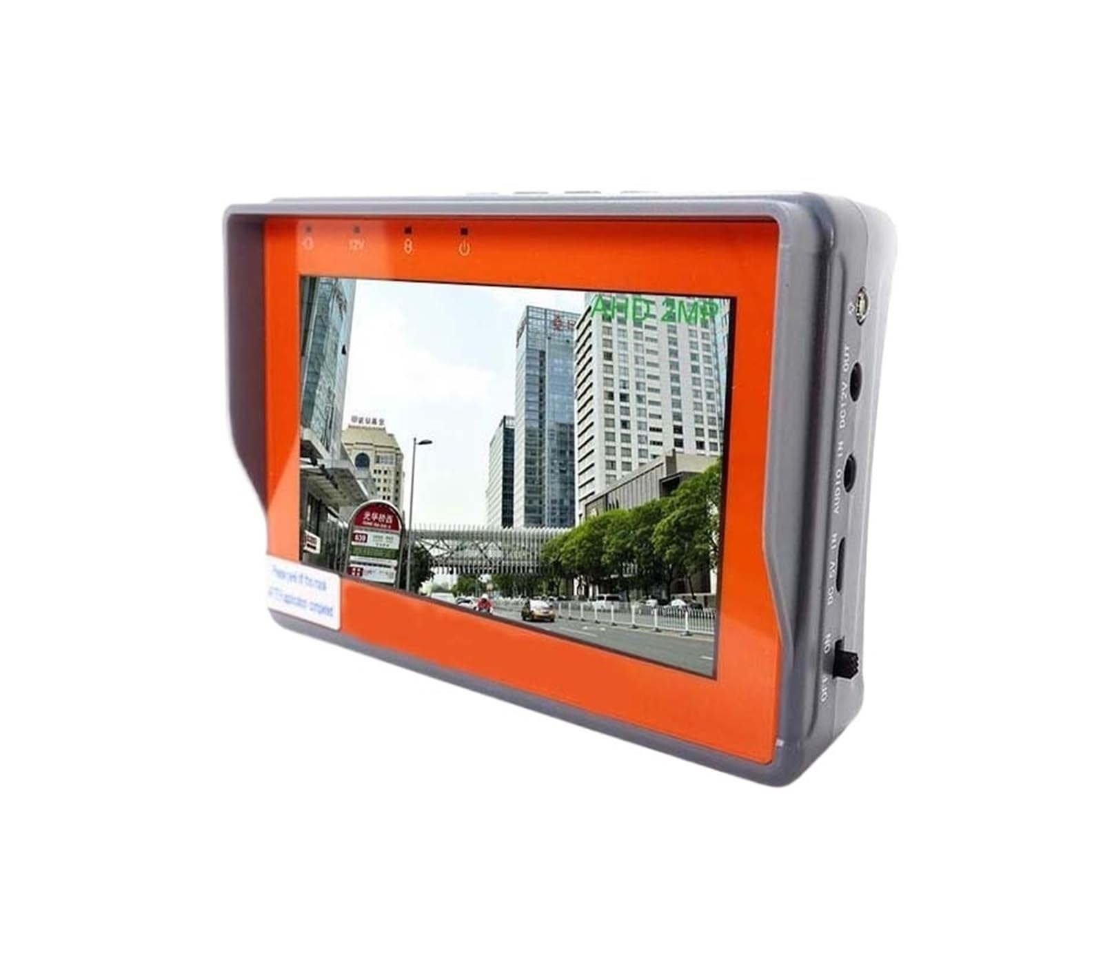 CCTV Tester, IV7A 4.3Inch HD AHD CCTV Tester Monitor 8MP Analog Camera Testing PTZ UTP Cable 12V1A Output