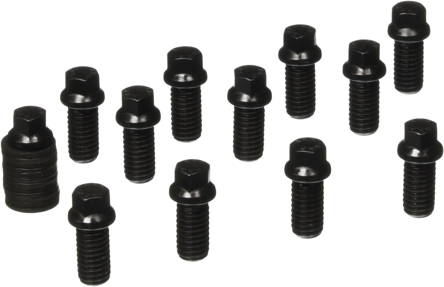 ARP 1001101 Black Oxide Hex Header Bolts - Set of 12