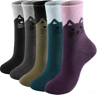 Womens Winter wool Crew Socks
