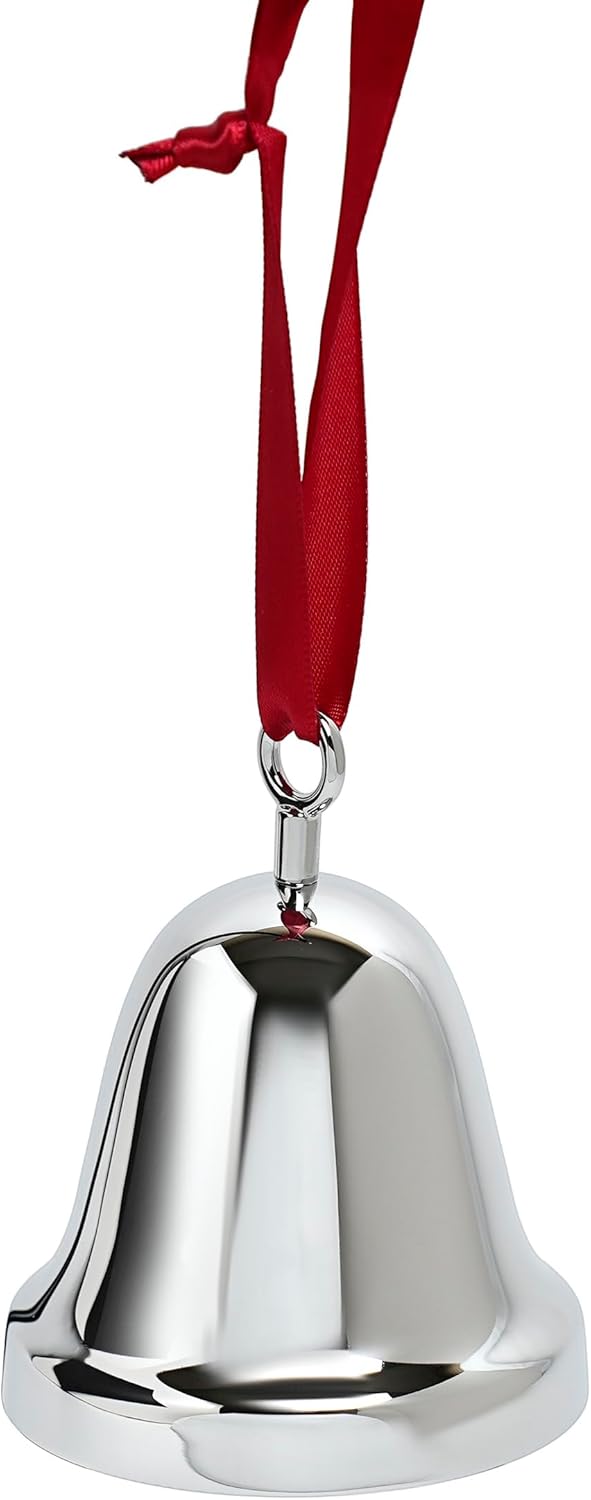 Silver-Plated Plain Ornament Bell – Elegant Decorative Silver Bell for Home Décor, Collectible & Gift