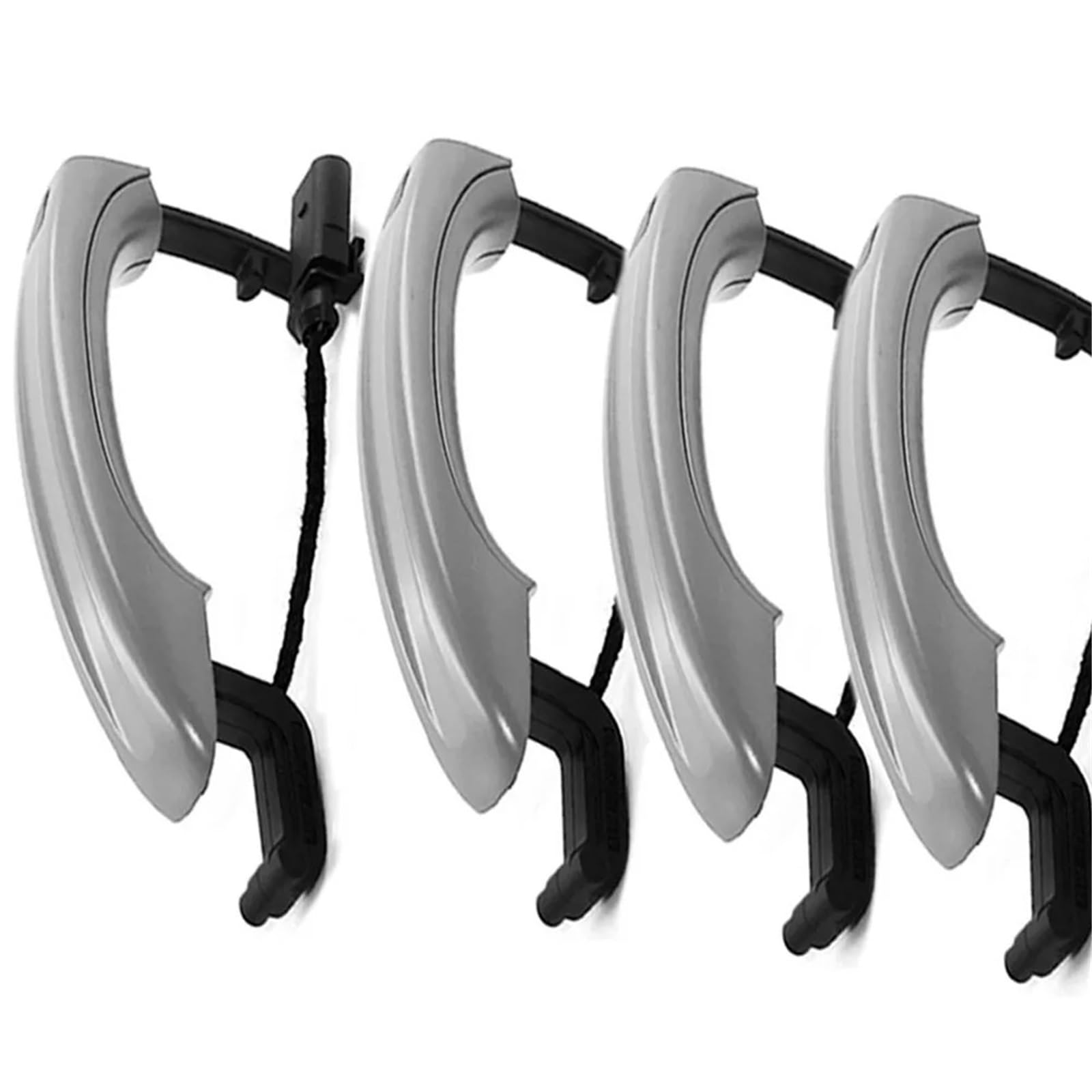 HILLAR Door Outer Handle for Q7 2007-2015 Smart Sensor Exterior Door Handle 4L0837205A 4L0837205B(Gray Old)