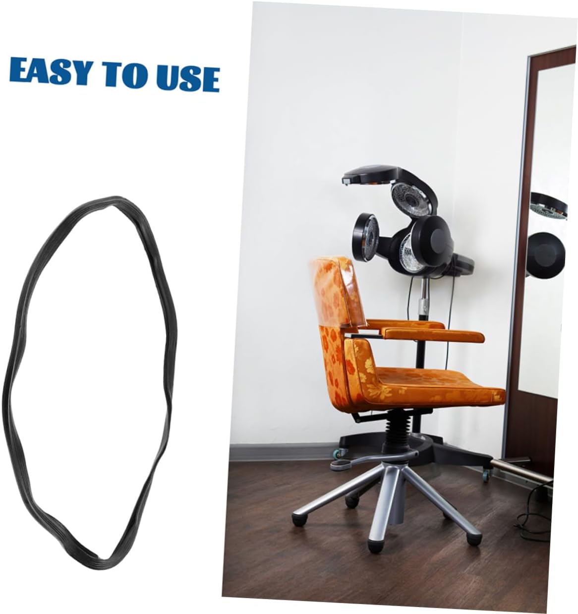 Salon Chair Base Plastic Loop Easy Installation and Stability