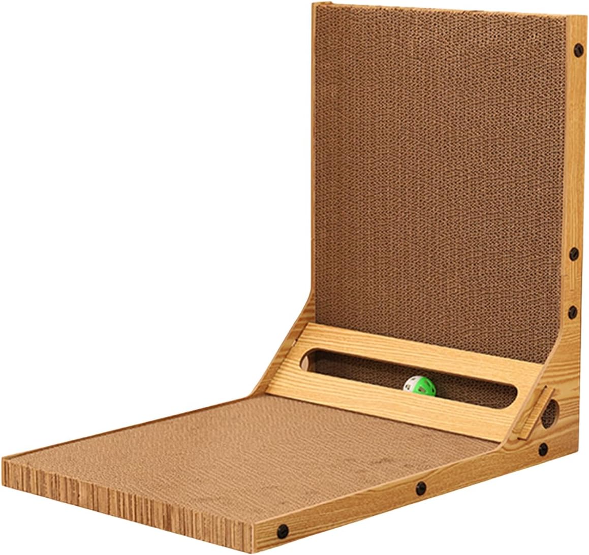 Compacts Cats Post Versatiles Scratch Board Protecting Furniture for Rest and Playing Corrugated Scratcher