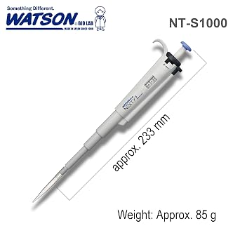 ワトソンWatson NEXTY-S1000 シングルチャンネルピペッター 100~1000μL NT-S1000