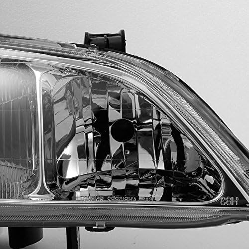 AKKON - For Acura TL Chrome Clear HID-D2R Xenon Type Headlights Head Lamps Replacement Pair set