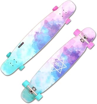Quadricles Table: Kids skateboard skate has long bilateral street dance skills iridescence tilted young adults