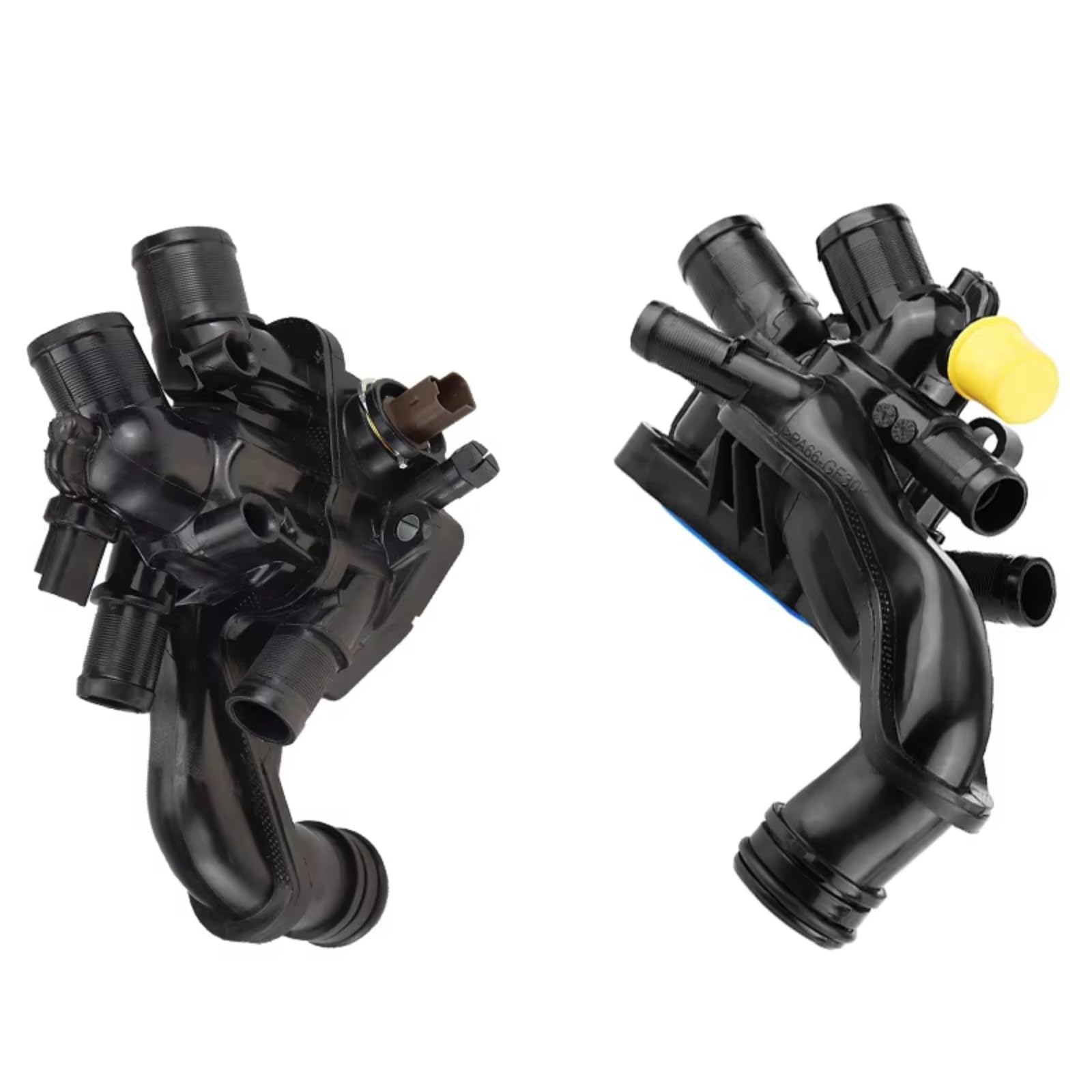 Termostato Motore Flangia Acqua Regolatore Liquido Raffreddamento Con Scatola 11537534521 Compatibile Con Peugeot Per 308 508 2008 3008 1336Z6 1336.Z6 Termostato motore alloggiamento