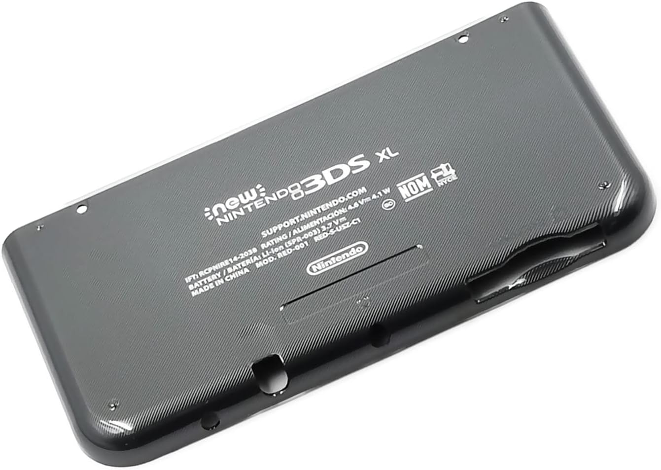 New for New3DS XL Bottom Shell Coverplate Black Replacement