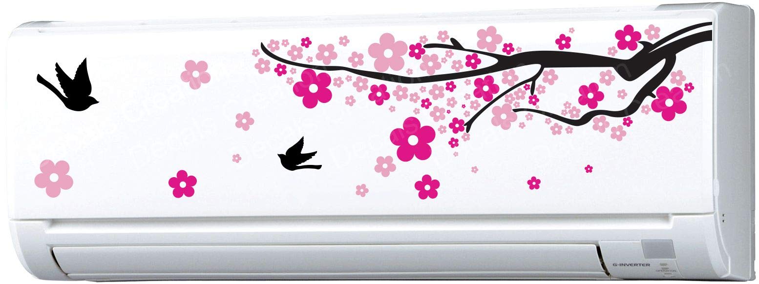 Decals Creation™ AC Sticker Wall Sticker Split Ac Stickers Air Conditioner Sticker Standard Size (Pack of 1)