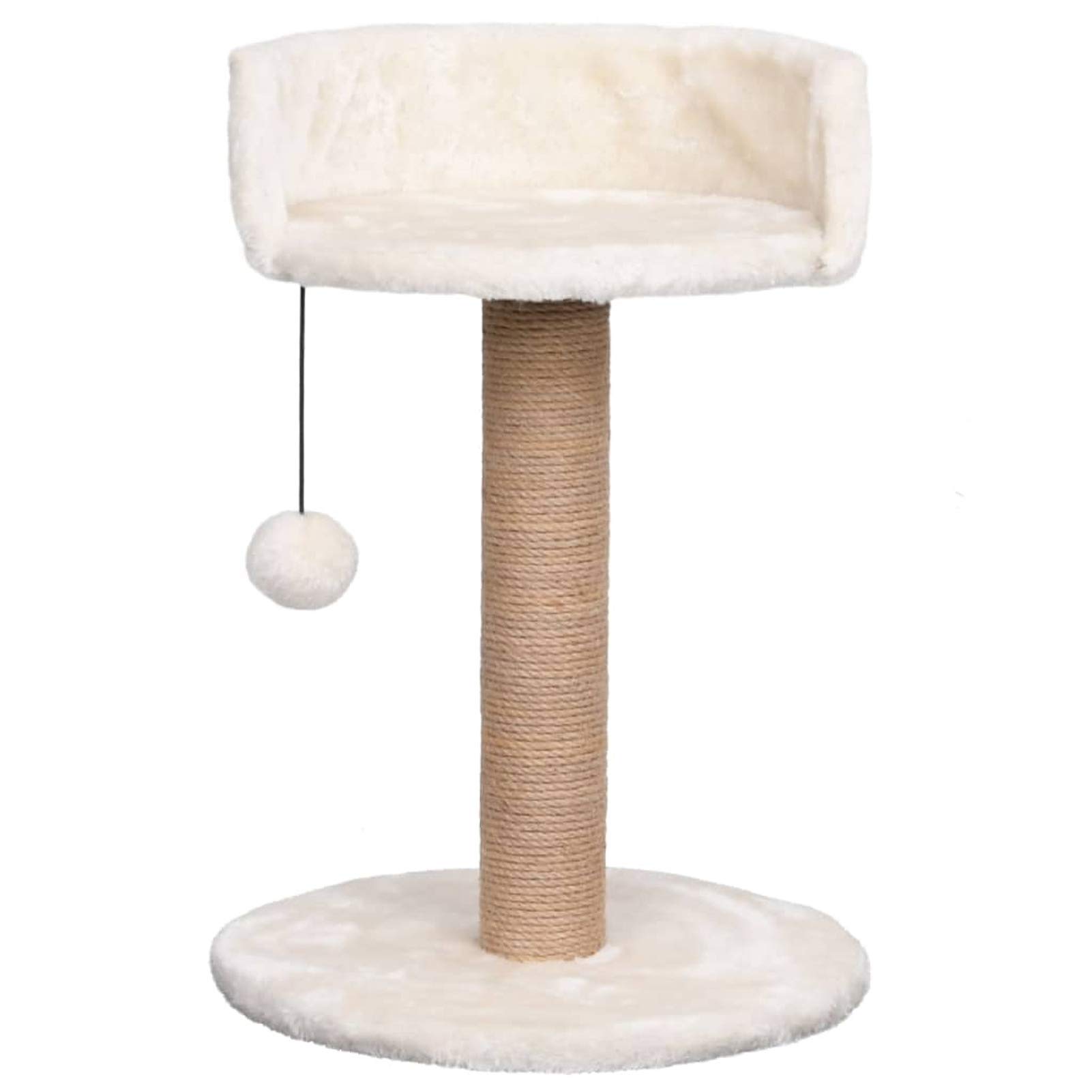 Homgoday Albero tiragraffi con palo tiragraffi da 49 cm, in alghe marine, torre tiragraffi a torre, casa per arrampicata per gatti multilivello, centro attività per gatti da interno