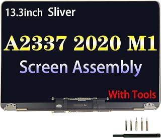 Screen Replacement for MacBook Air 13.3" A2337 2020 Year EMC 3598 Retina Full LCD Display Assembly 2560x1600 (Silver)