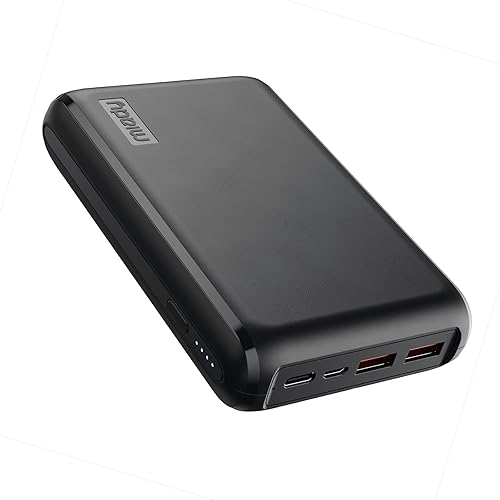 Miady PD Cargador portátil de 85 W de salida total, banco de energía de 20000 mAh con carga rápida USB-C de 65 W, paquete de batería externa para