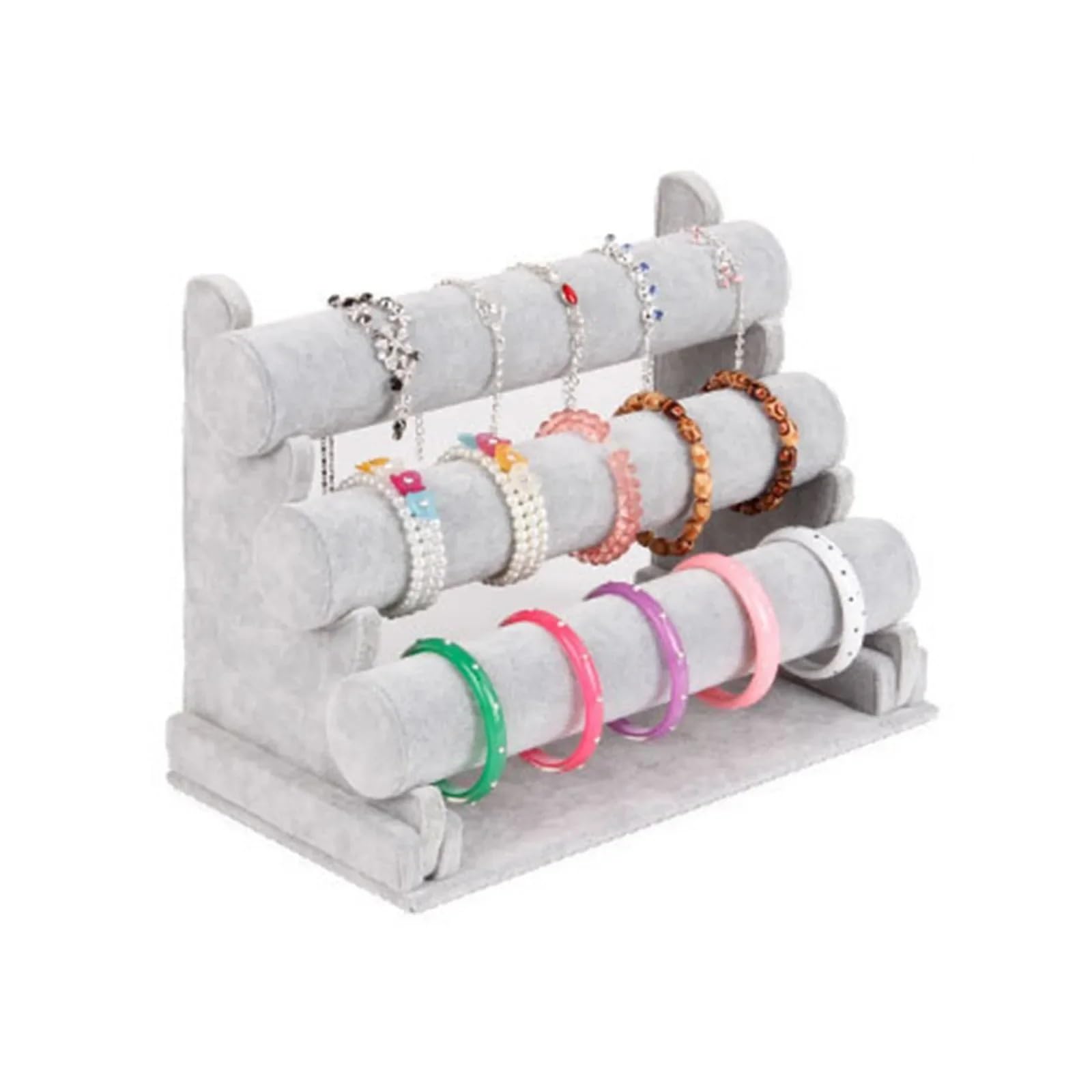 Joyería De Mesa Reloj Pulsera Barra 3 Niveles Para Accesorios