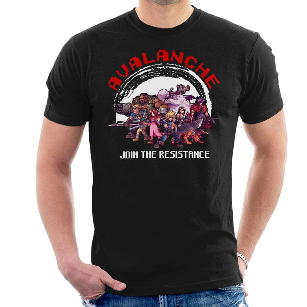 Avalanche Join The Resistance Final Fantasy VII Men's T-Shirt Black