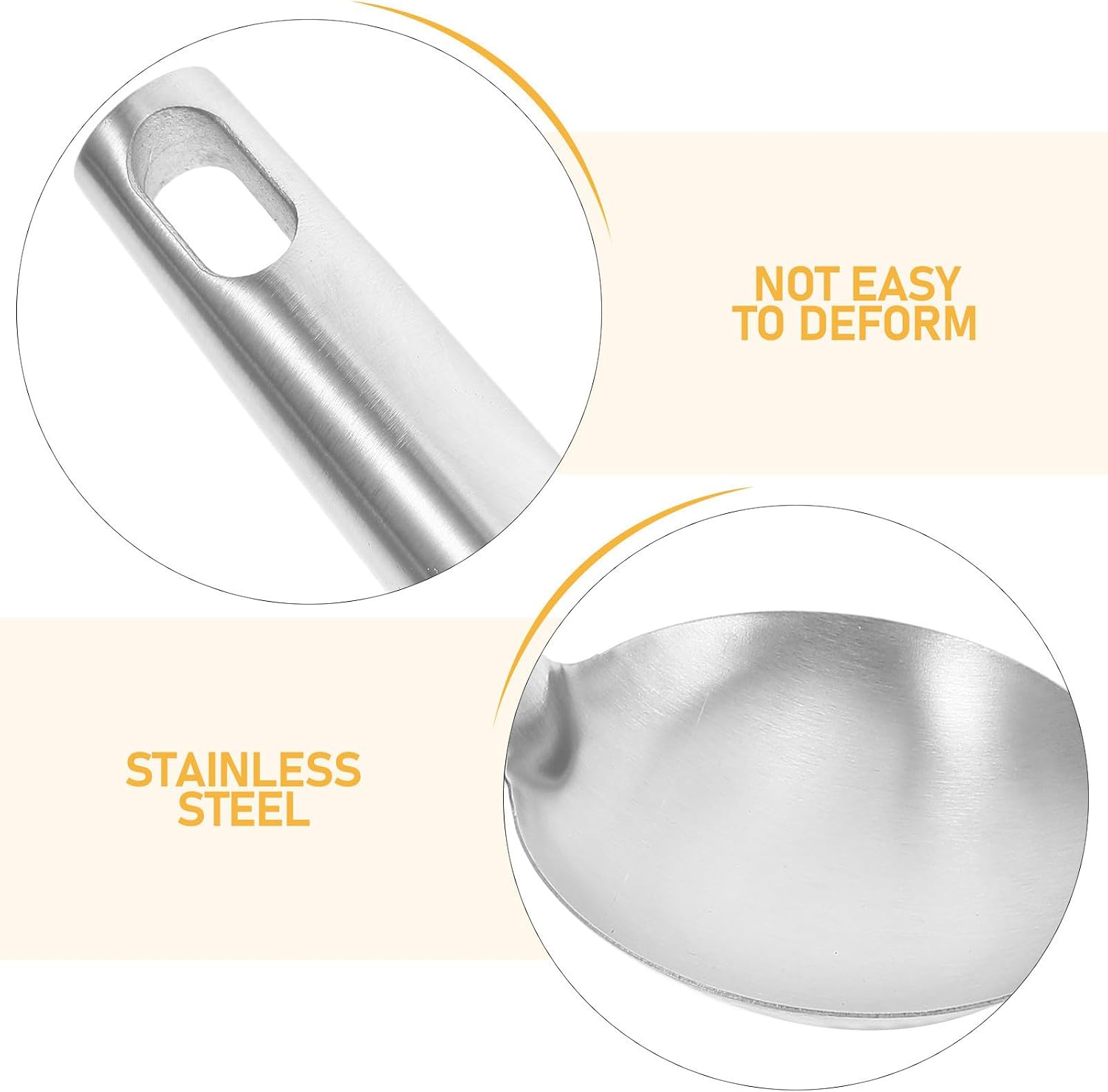 Stainless Steel Soup Ladle for Gravy Serving Long Handle 2pcs