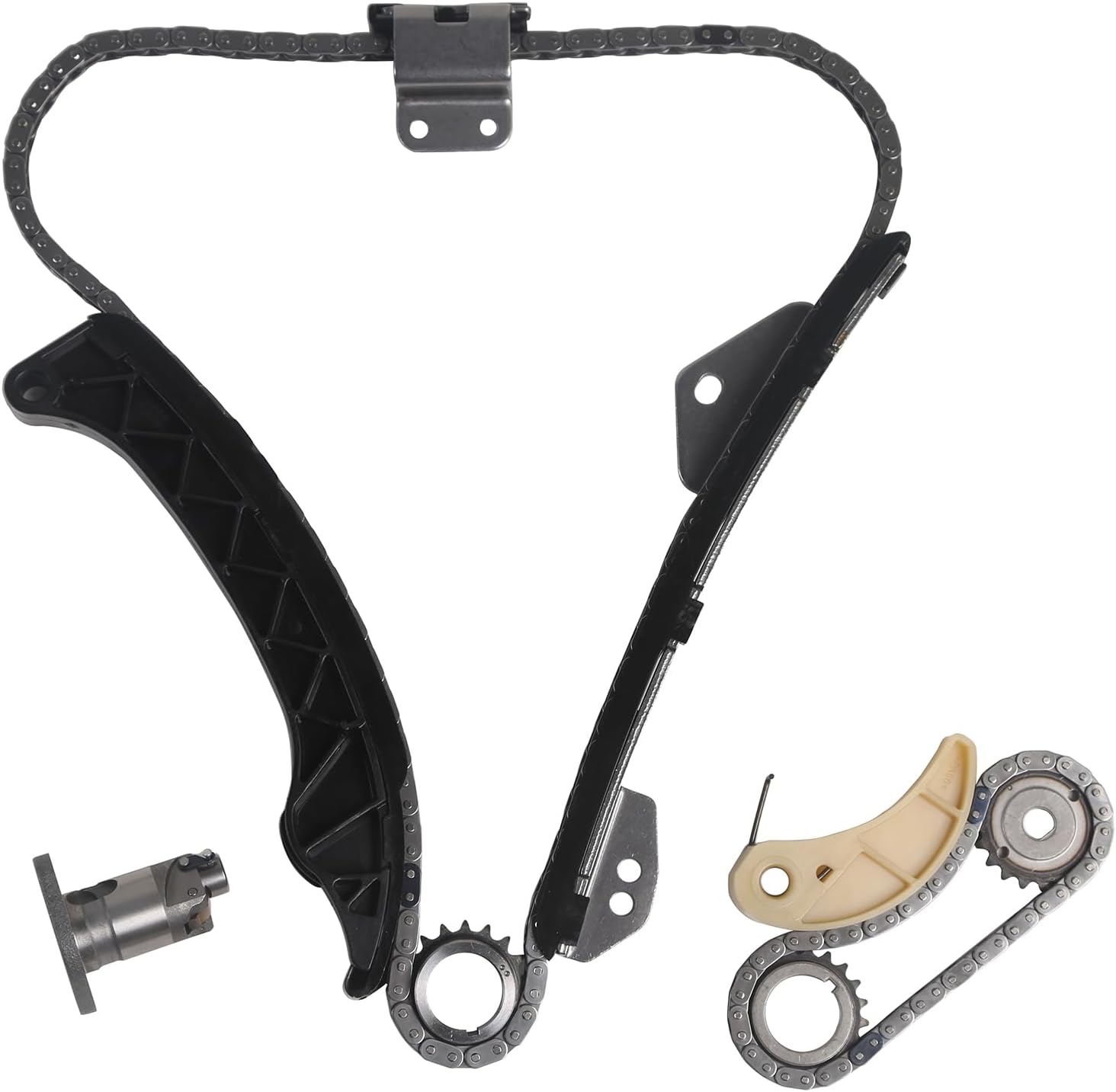 MPLUS Engine Timing Chain Kit Replace 12-17 for Toyota Prius 4 V4 / 09-14 for Toyota Matrix 4 Corolla 4/17-18 for Toyota Prius Prime 4 Corolla iM 4 C-HR 4 1.8L 2ZRFE 2ZRFAE 2ZRFXE