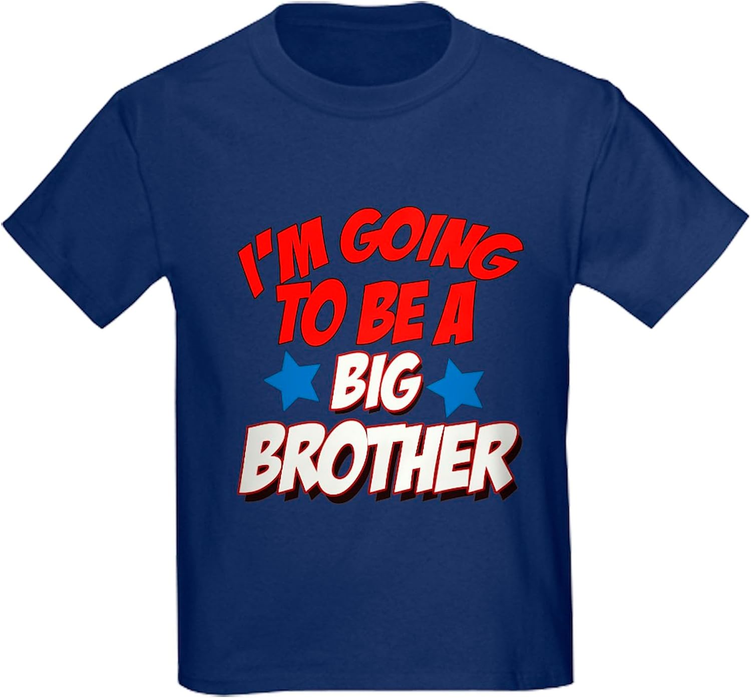 CafePress Im Going to Be A Big Brother T Shirt Kids Dark Cotton T-Shirt