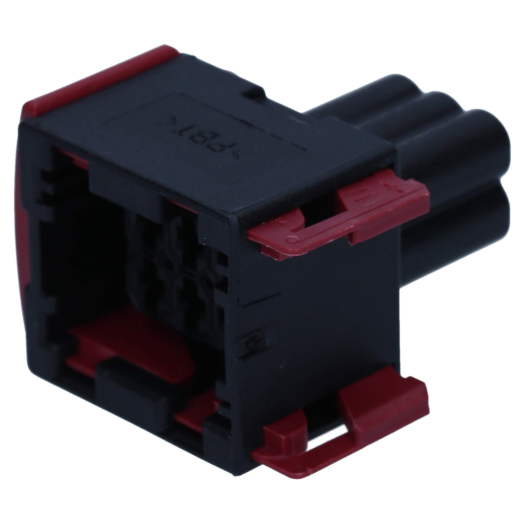 AMP 5x JPT Buchsengehäuse 6-polig - Junior Power Timer Steckergehäuse | Passendes Flachsteckgehäuse für KFZ & Sonderfahrzeuge, 0,5-2,5mm², Schutzklasse IP54, belastbar bis 24V und 20A