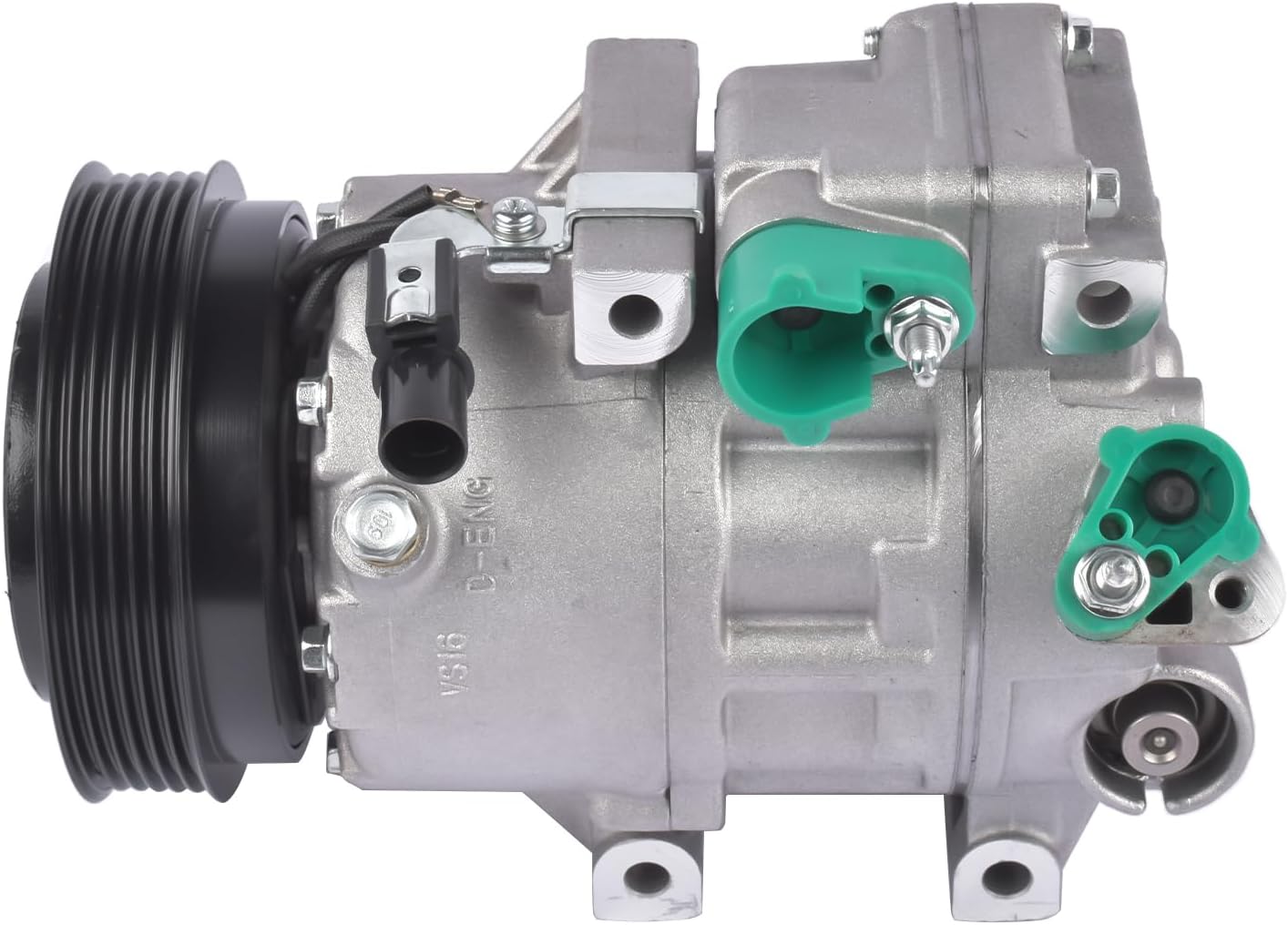 AC Compressor with Clutch Replacement for Hyundai Sonata Limited SE Kia Optima SX EX LX L4 2.4L 2009-2010 977013K520 158372