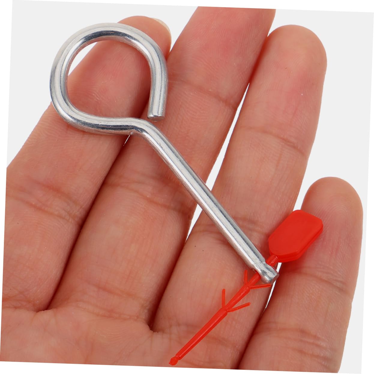 OSALADI 1 Set Fire Extinguisher Latch Fire Extinguisher Lock Pins Maintenance Pins Fire Extinguisher Safety Seals Fire Extinguisher Pin Seals Fire Extinguisher Tags Red Plastic