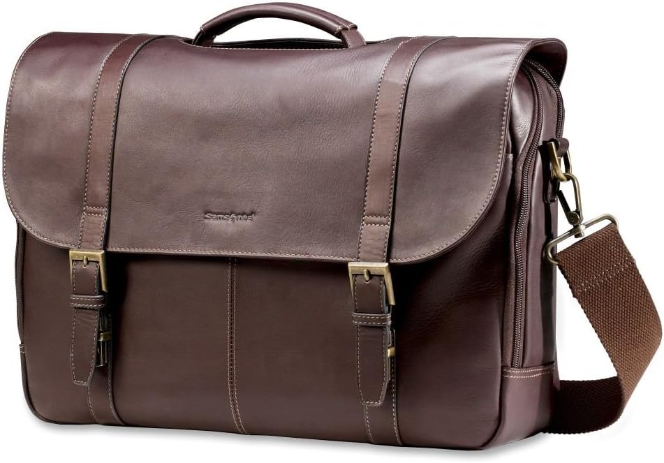 Estuche de transporte para portátiles de 15,6", marrón