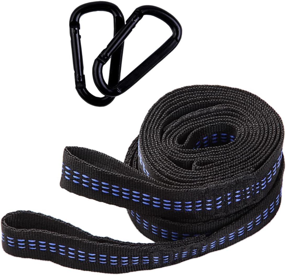 MaGiLL 1 Set Hammock Strap Outdoor Chair Hammock Chair Outdoor Camping Hammocks Heavy Duty Hook Clothes Rack Heavy Duty Heavy Duty Chair Adjustable Chair Tree Polyester Buckle Coat Hanger