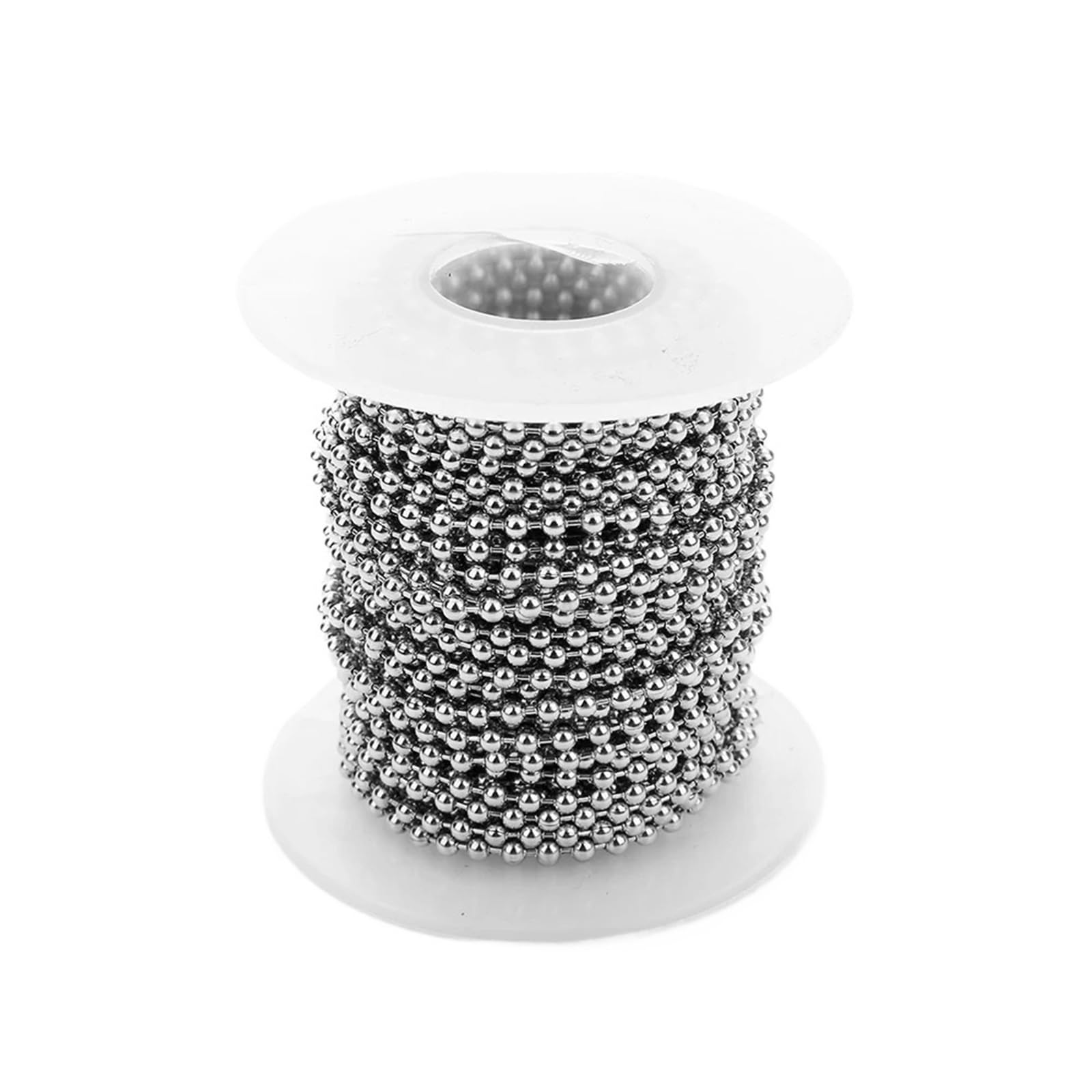 Chaîne de perles acier inoxydable argent 1.5-3mm rouleau store enrouleur