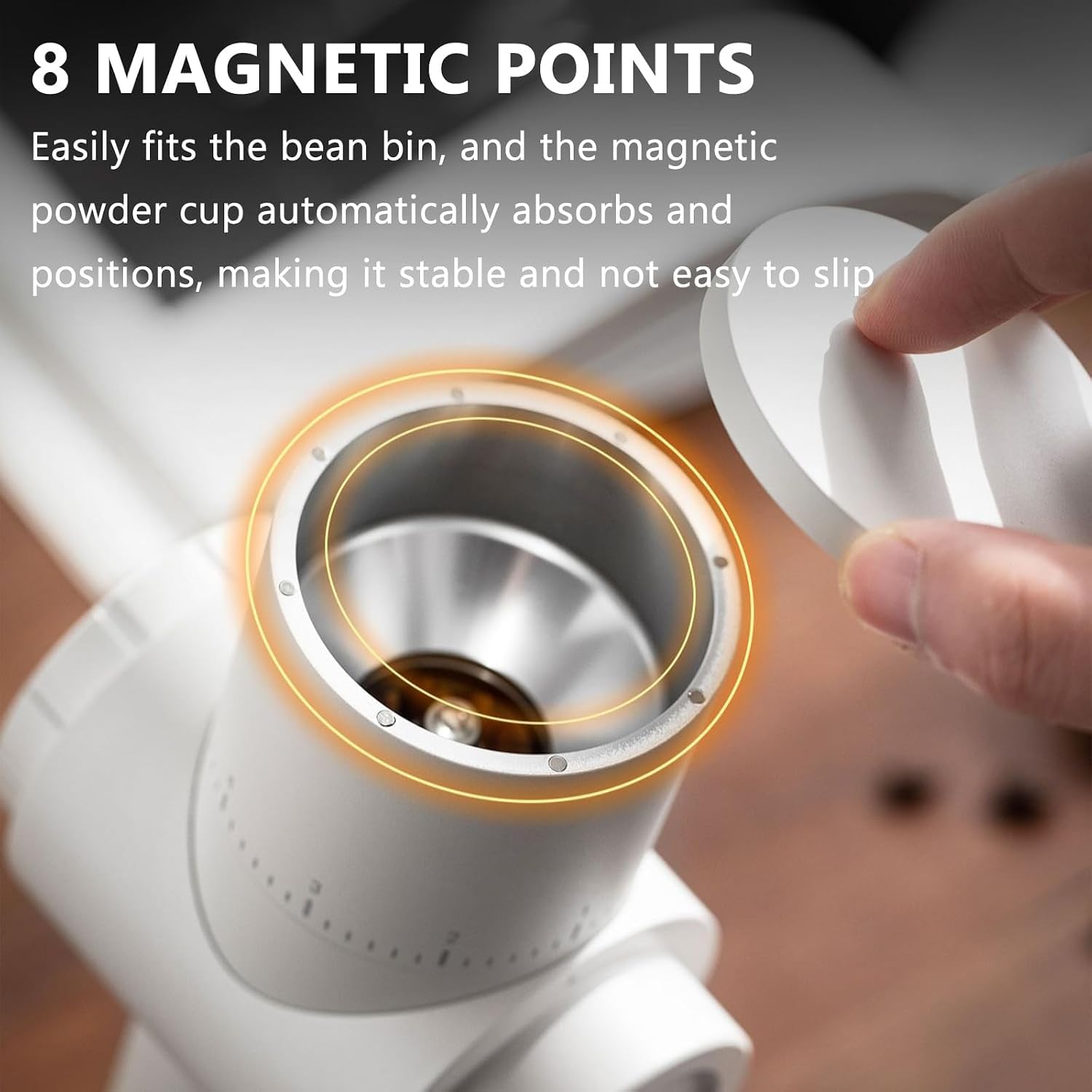 Moulin à café électrique expresso, café filtre, voyage, camping, bureau, capacité 25-30 g, 66 tr/min