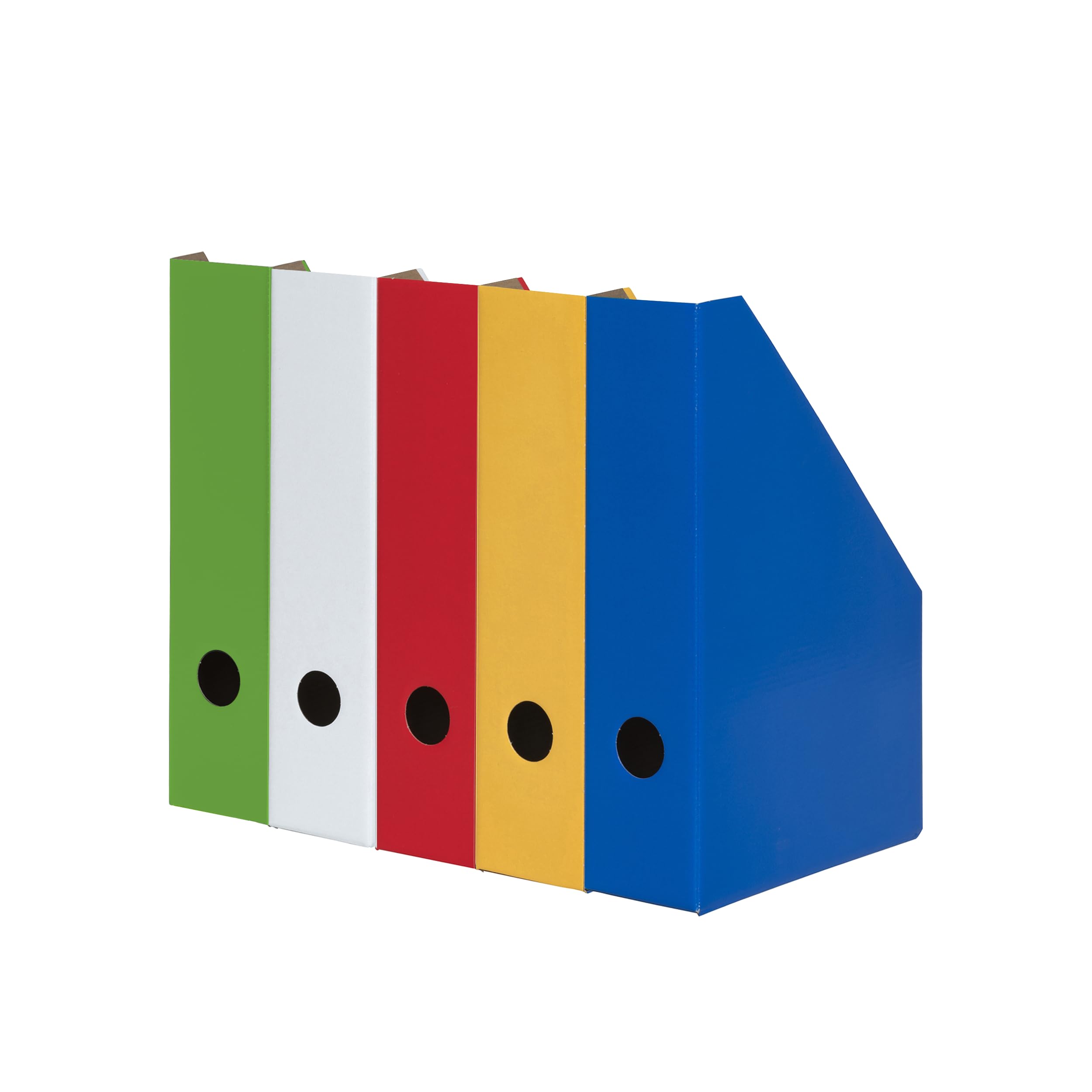 landre lot de 5 range-revues a4 carton