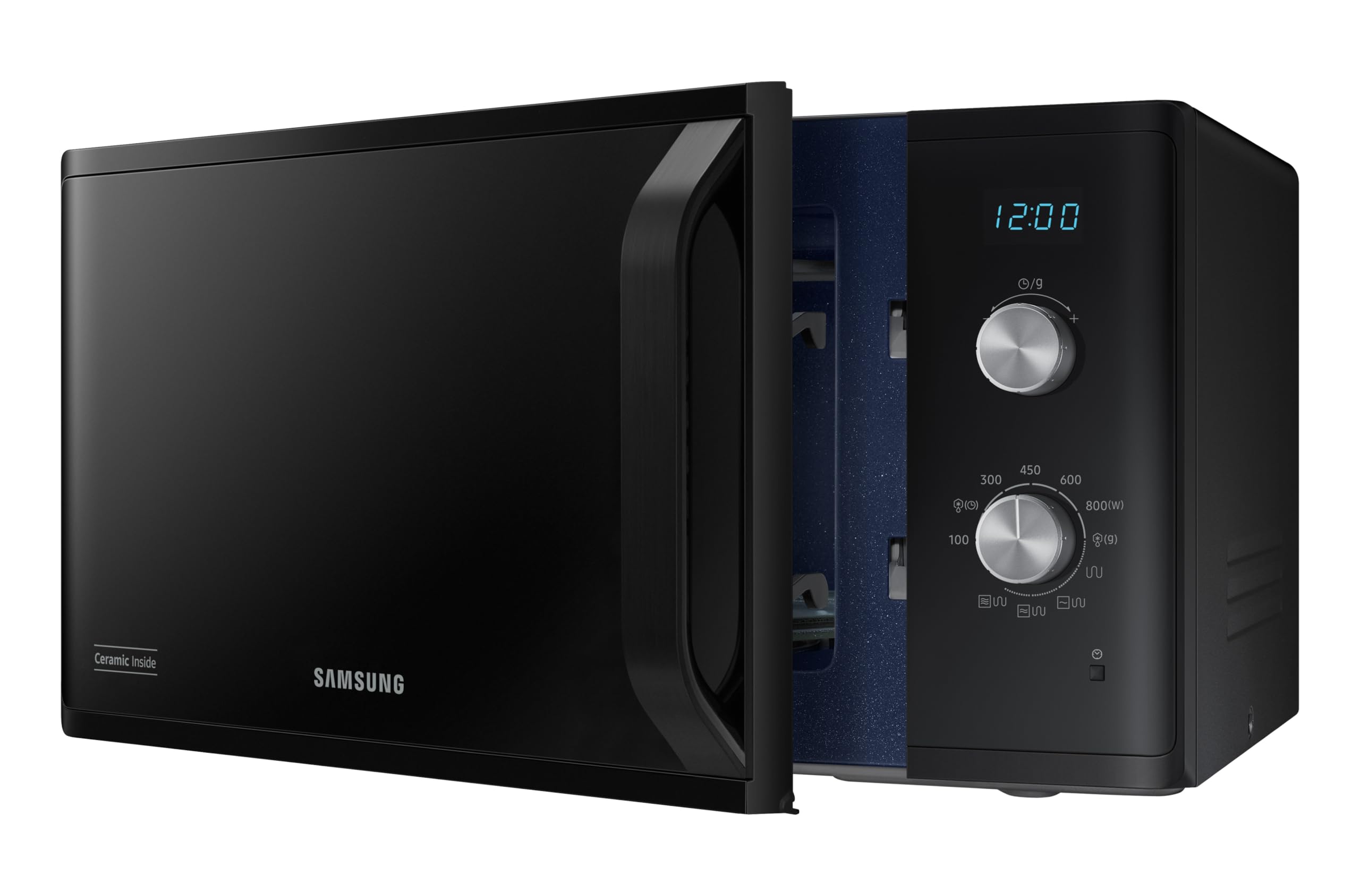 Samsung Microondas con Grill 23L 800W Sistema TDS Negro MG23K3614AK/E1