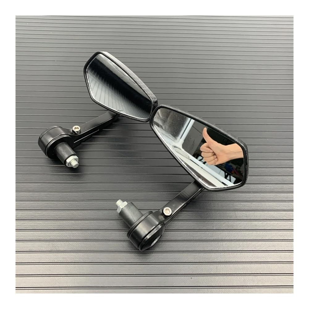 Moto specchietto retrovisore Carbonio Moto Bike Cruiser Per Chopper ATV 7/8 ''22mm Bar End Specchietto Retrovisore Laterale Per D&ucati Per A&prilia Per Victory