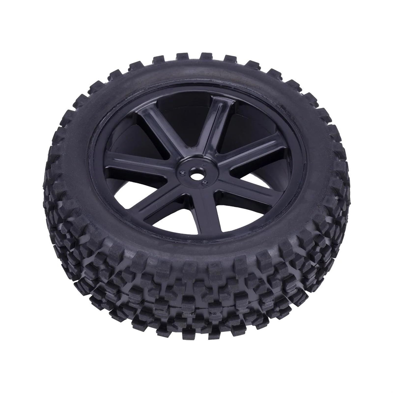 Neumáticos Coche RC Compatible con Wltoys para Redcat para HPI para HSP para Tamiya Todoterreno para Neumáticos para Buggy 1/10 RC Car Ruedas Delanteras Y Traseras Bujes Hexagonales De 12 Mm