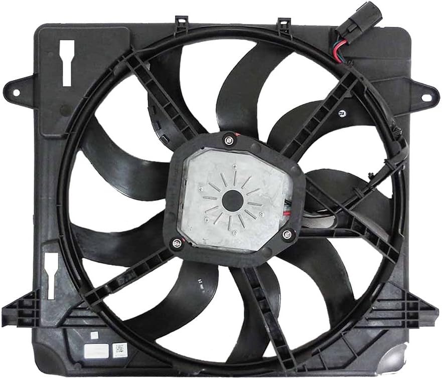 Replacement Engine Cooling Fan Assembly for 2012-2018 Jeep Wrangler, Wrangler JK (V6 3.6L)